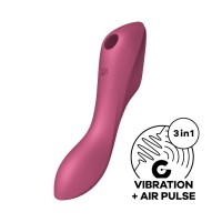 Satisfyer Curvy Trinity 3 Air Pulse Vibrator Rosa