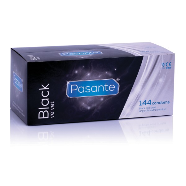 Pasante Black Velvet Kondome (Extra GROSS) 144 Stück