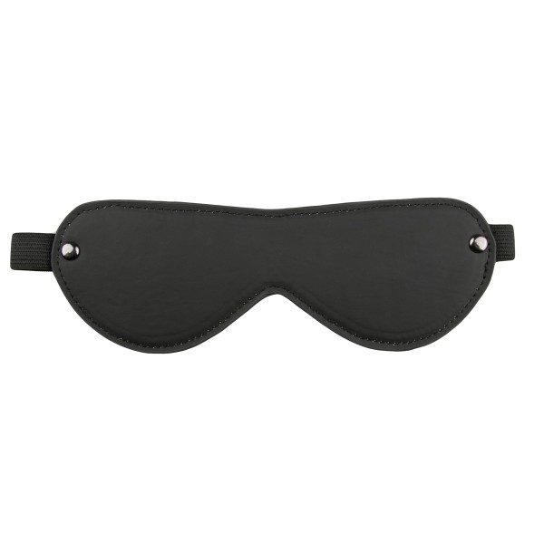 Easytoys Black Blindfold (Augenmaske aus Leder)