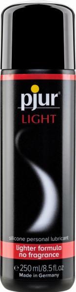 Pjur Light Gleitmittel Silikonbasis 250 ml Flasche Vorne