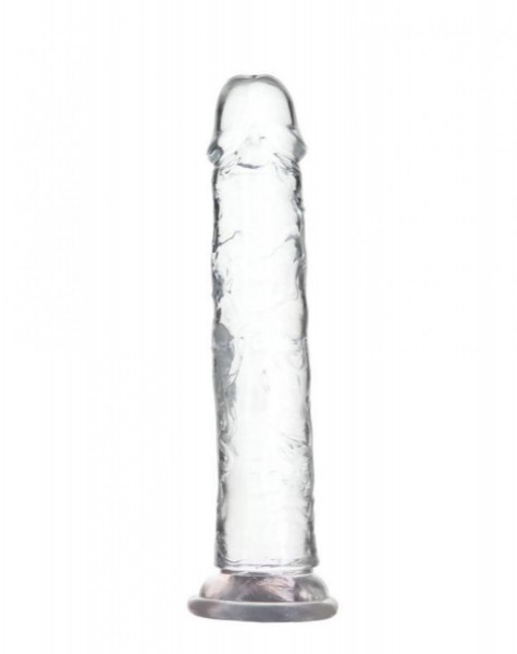 Addiction Crystal-Dildo (Klar) mit Saugfuß