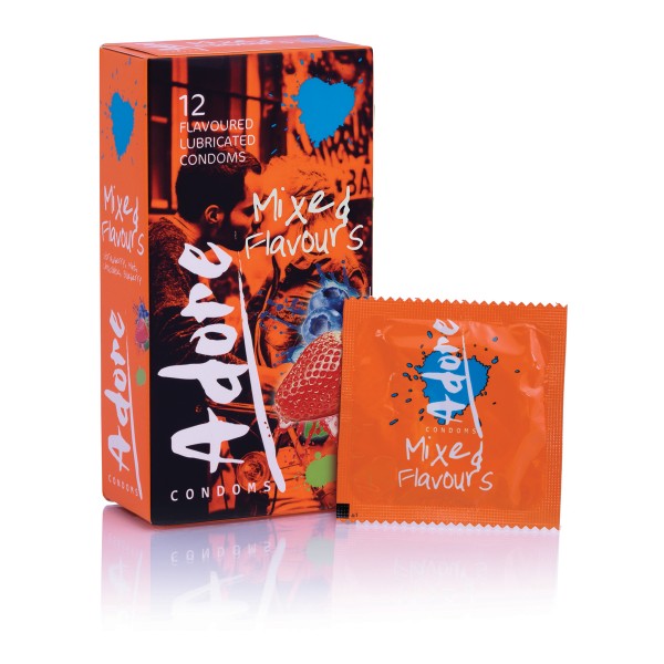 Adore Mixed Flavours Kondome 12 Stück
