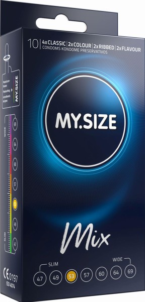 MY SIZE MIX 53 mm Kondome 10 Stück