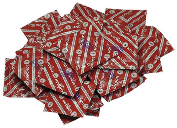 London Kondome Erdbeer-Aroma (MultiPACK) 100 Stück