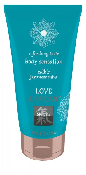 Shiatsu Love Gleitmittel JAPAN MINZE (essbar) 75 ml