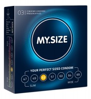 53 MY.SIZE Kondome nach Maß (⌀ 53mm) Länge 17,8 cm