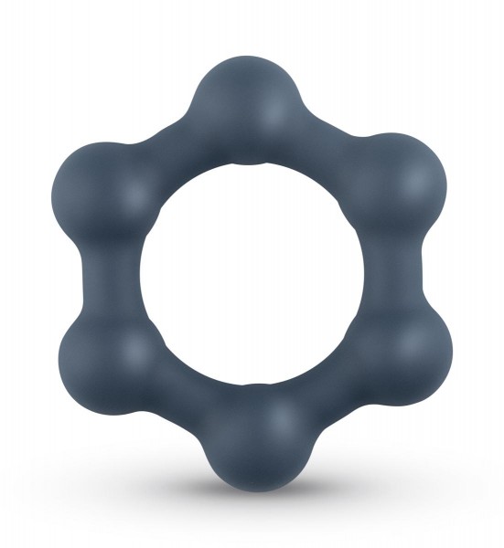 Boners Hexagon Penisring (Carbon & Stahlkugeln)