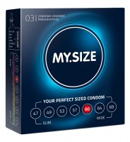 60 MY SIZE Kondome nach Maß (⌀ 60mm) Länge 19 cm