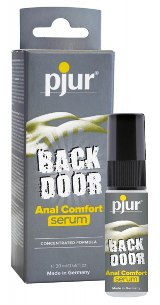 pjur BackDoor Anal Comfort Serum Gleitgel 20 ml Flasche mit Verpackung