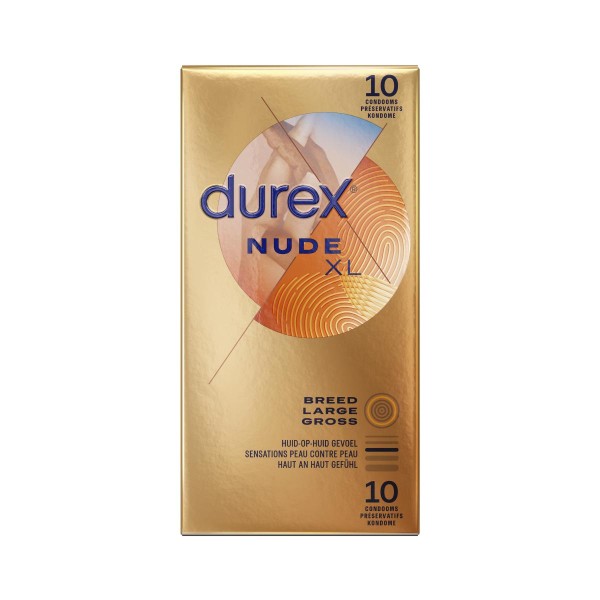 durex NUDE XL Kondome 10 Stück
